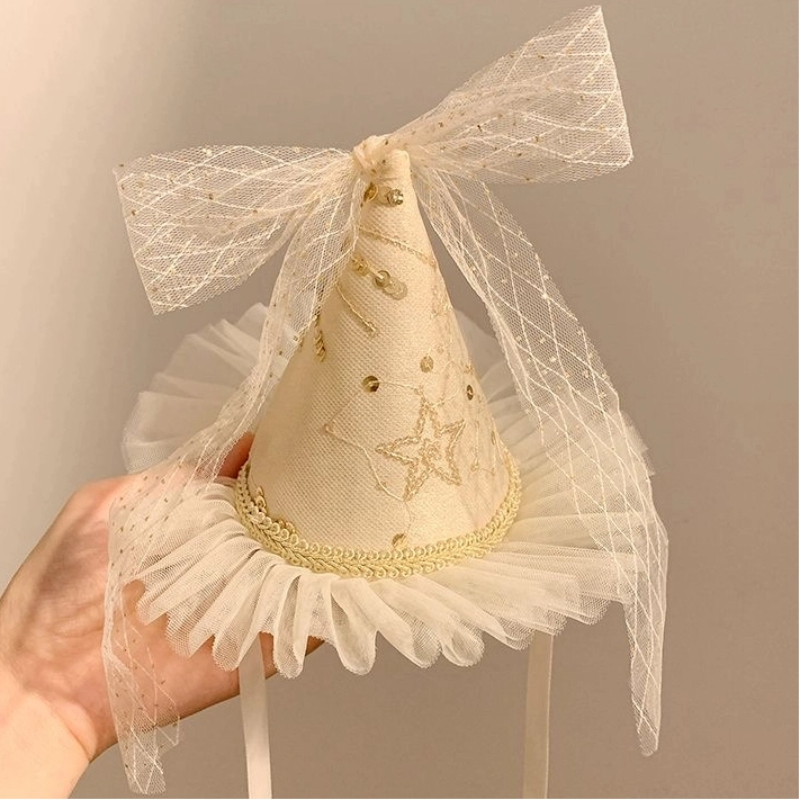 Baby Food Flavors - 1PC Flower Butterfly Knot Mesh Ribbon