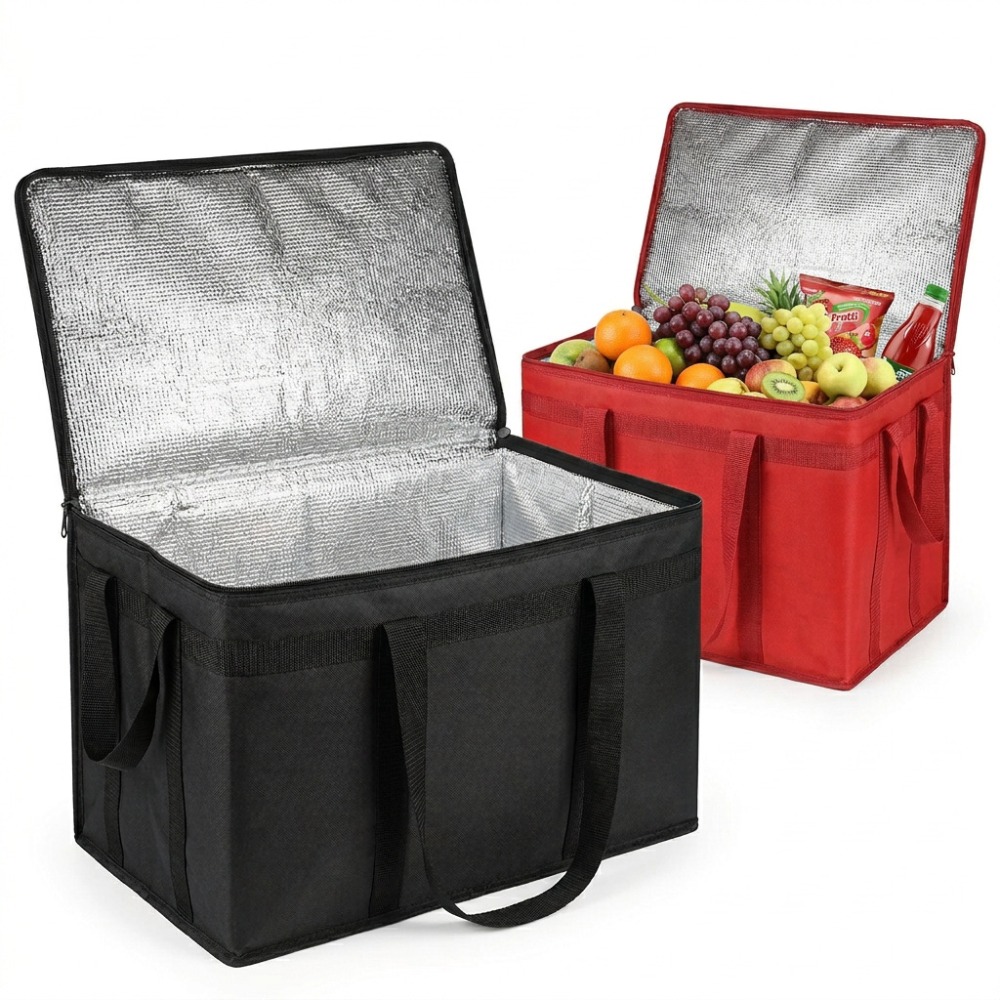 Food Pouch Reusable - Foldable Insulated Thermal Bag Portable Food