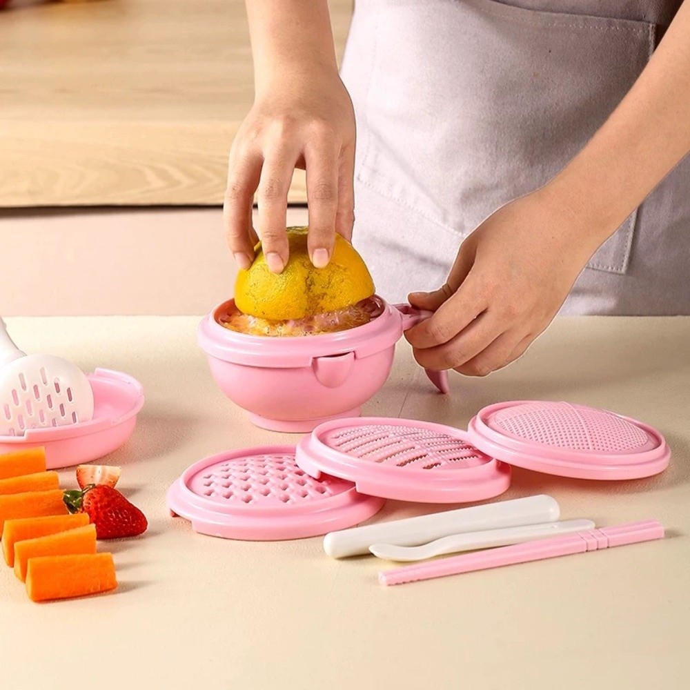 Baby Food Grinding Bowl - Solid color Baby Food Grinding Bowl