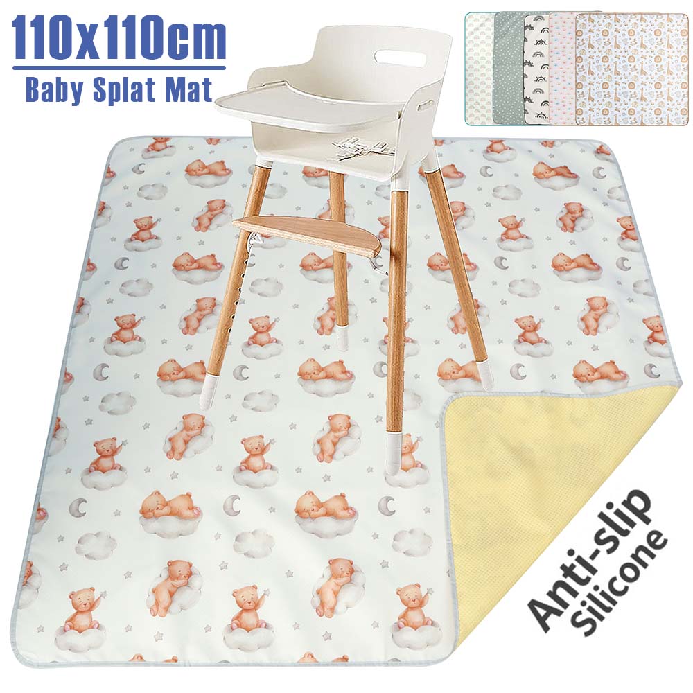 Baby Food Eating Chair - Baby Splat Mat Anti Slip High