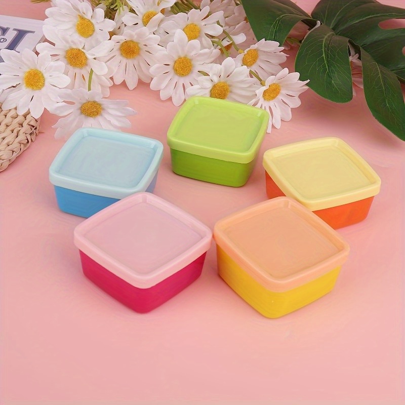 Snack Container Travel - 5pcs Rainbow Color Candy Nut Snack