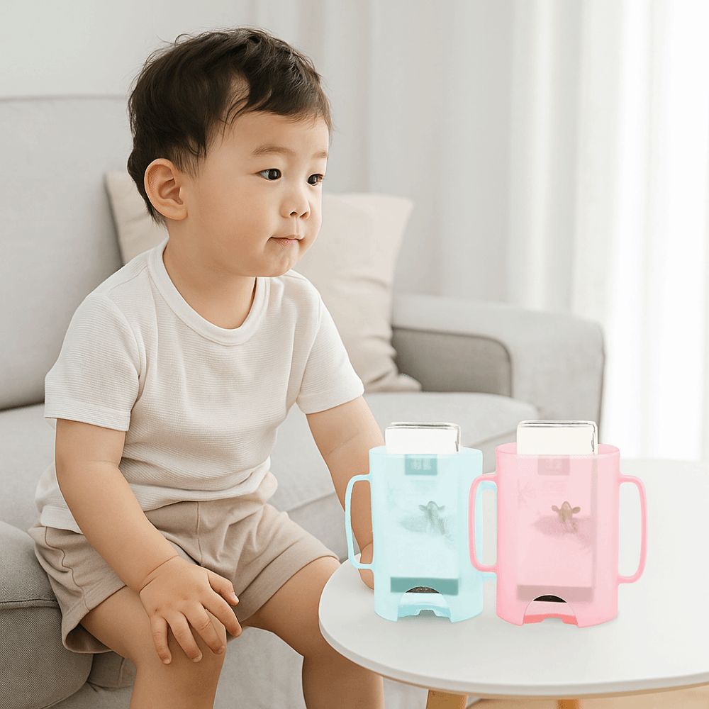Baby Food Reusable Pouches - Portable Plastic Squeeze Pouch Holder Comfortable