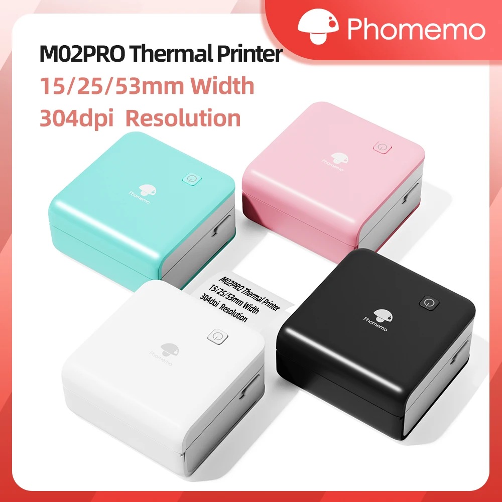 Baby Food Label - Phomemo M02Pro Mini Portable Printer Wireless