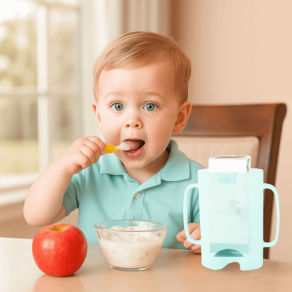 Baby Food Reusable Pouches - Plastic Squeeze Pouch Holder Comfortable Squeeze