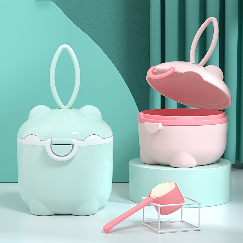 Snack Container Travel - 1pc Portable Four-Layer Milk Powder Box,