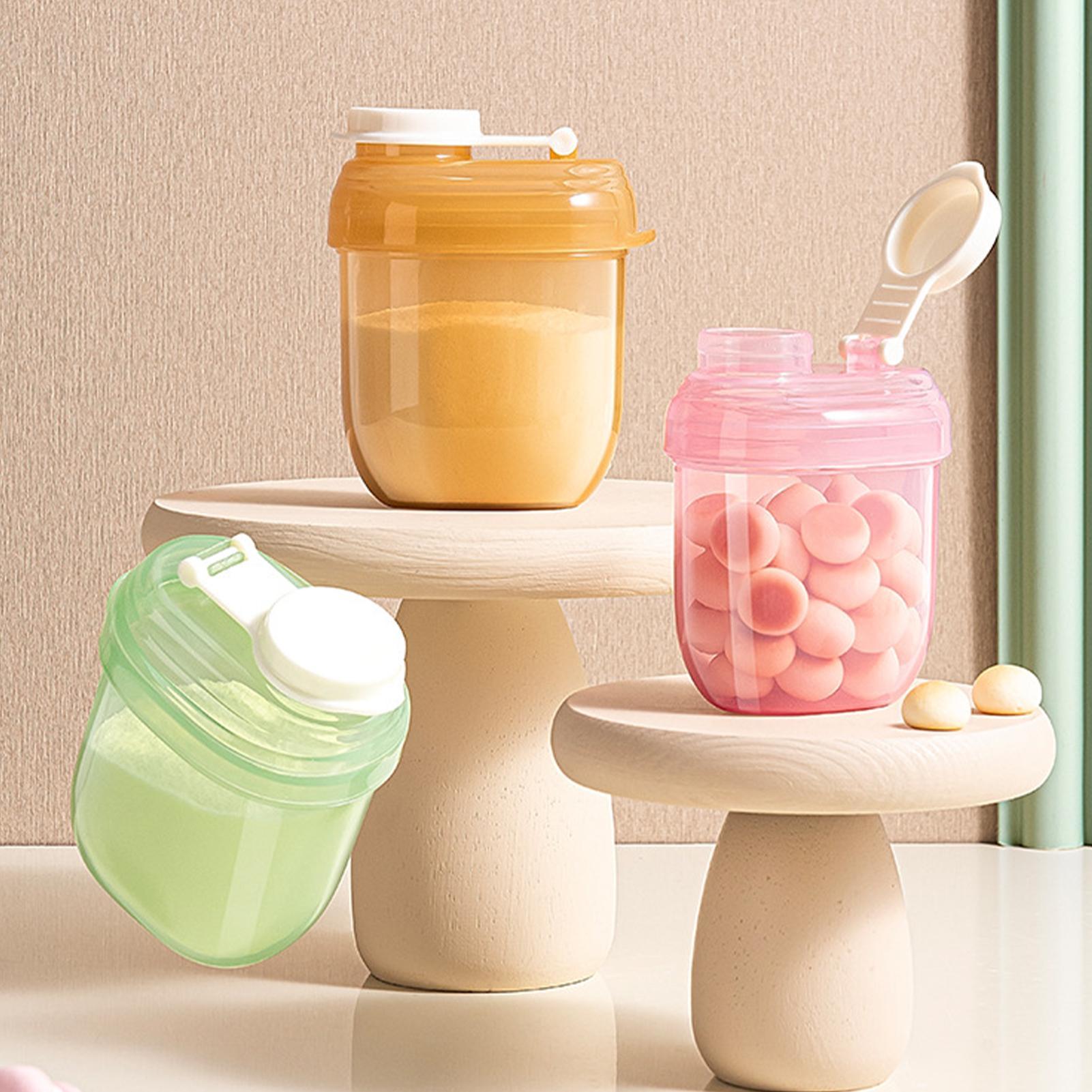 Snack Container Travel - Formula Dispenser Portable Milk Powder Container