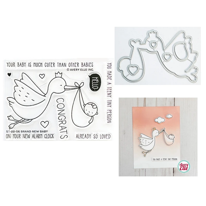 Baby Food Brand - New Baby Animals Metal Cutting Dies
