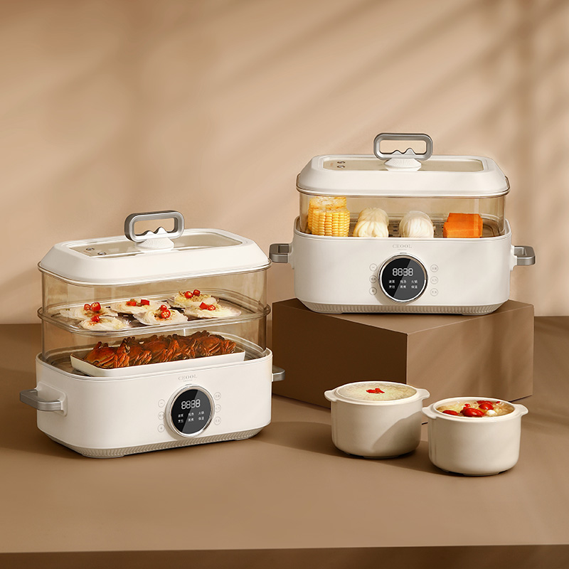 Baby Food In Restaurant - 10L 3-in-1 Electric Food Steamer -