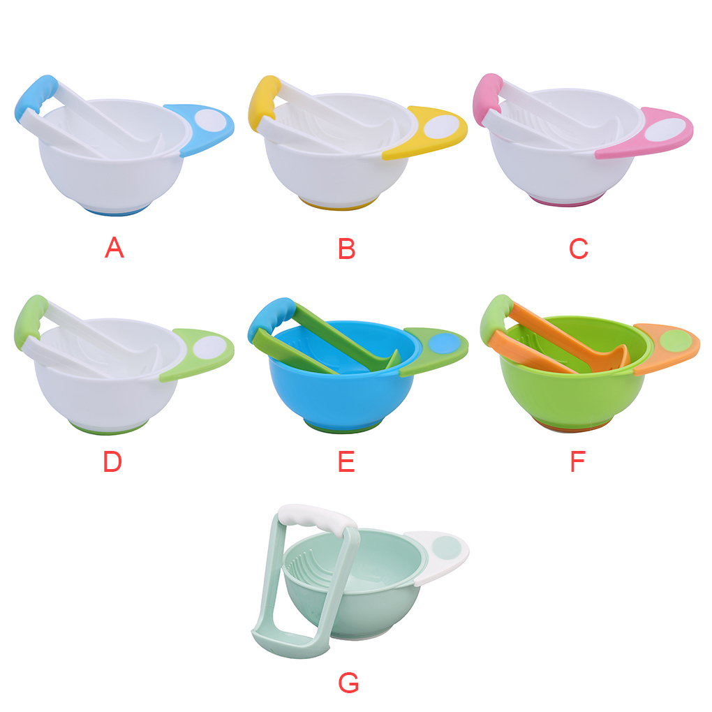 Baby Food Grinding Bowl - Baby Grinding Bowl Manual Kids Feeding