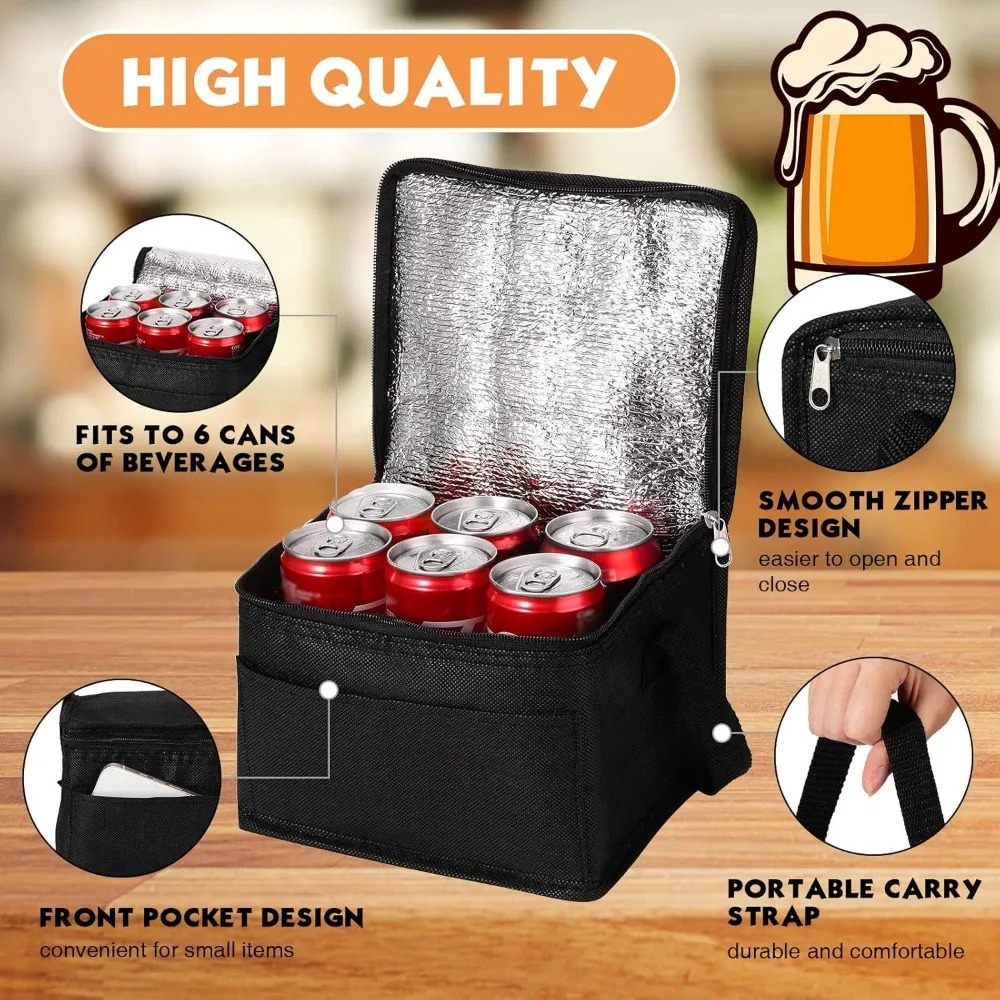 Foldable Insulated Thermal Bag - Food Pouch Reusable recension och pris