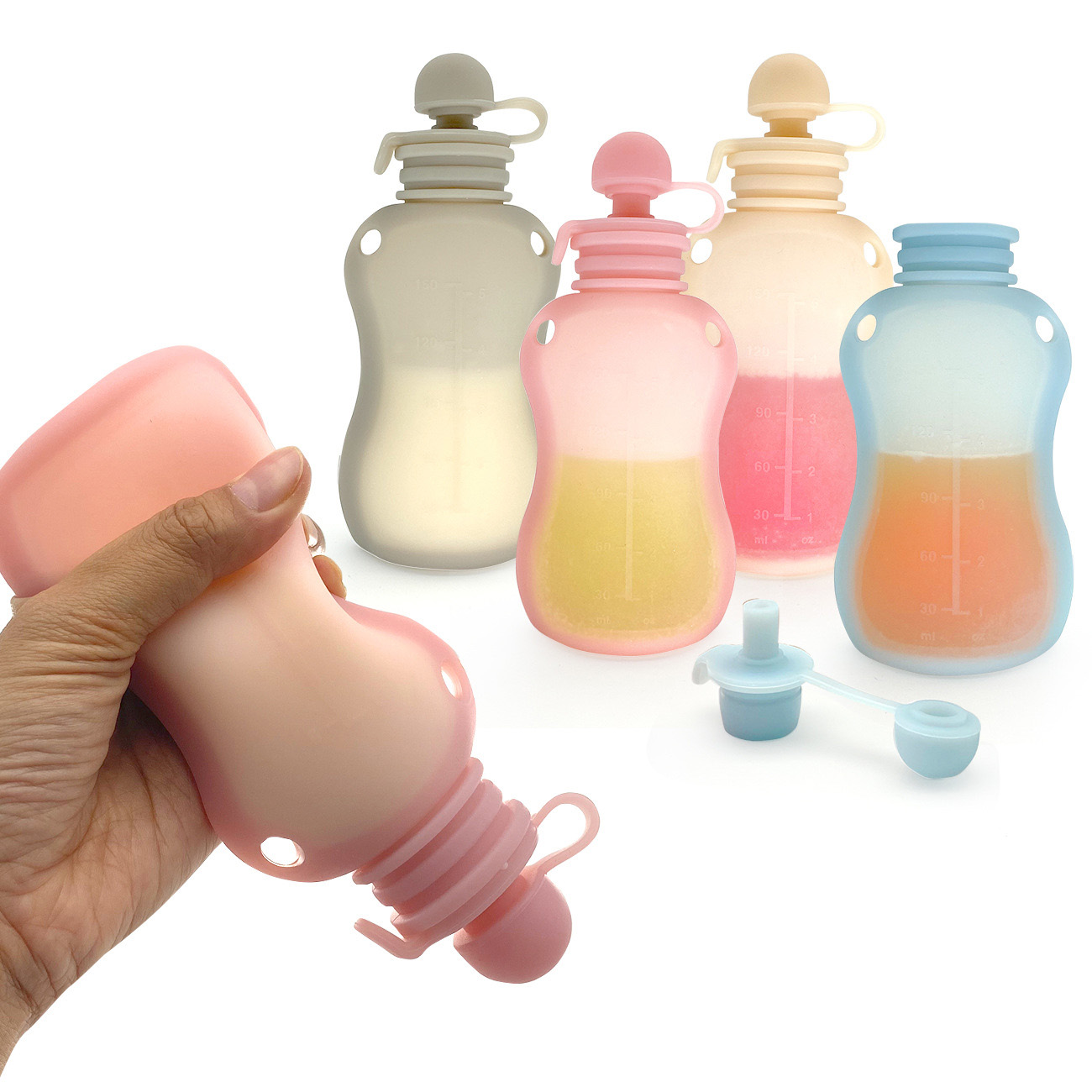 150ml Convenient Milk Storage  - Baby Food Reusable Pouches recension och pris