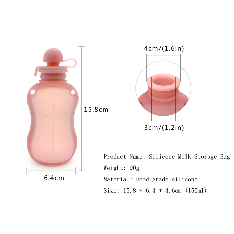150ml Convenient Milk Storage  - Baby Food Reusable Pouches recension och pris