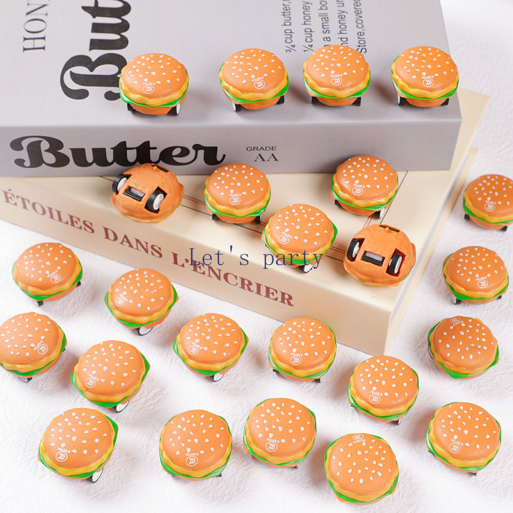15Pcs Mini Cute 3D Burger Pull - Baby Food Flavors recension och pris