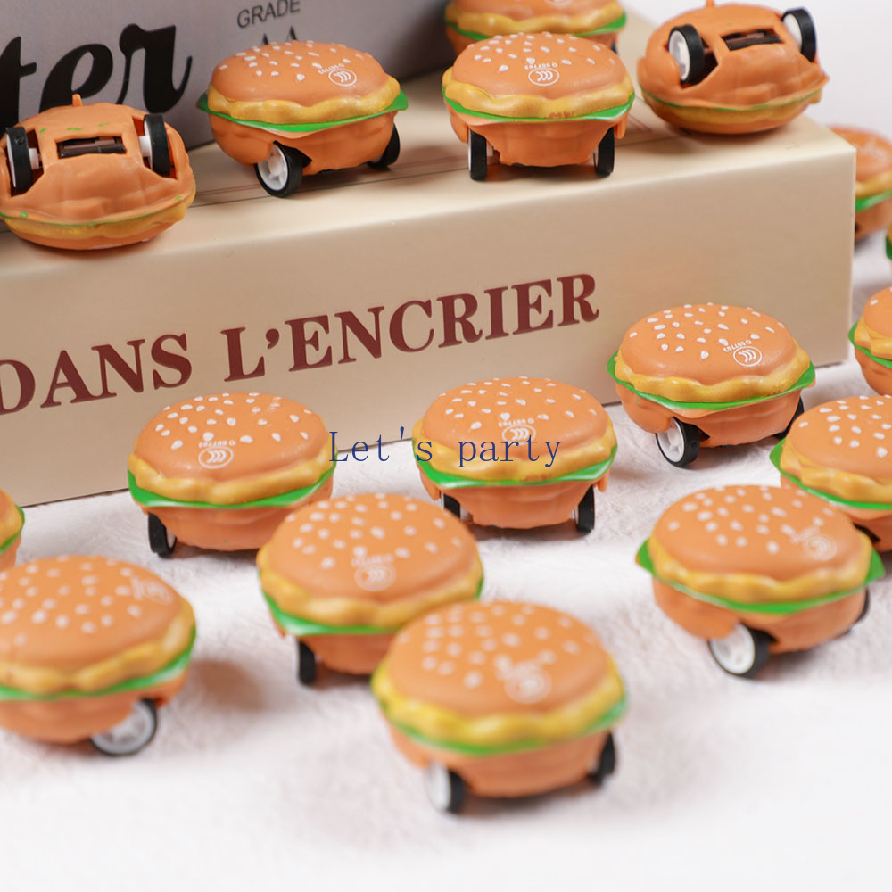 15Pcs Mini Cute 3D Burger Pull - Baby Food Flavors recension och pris