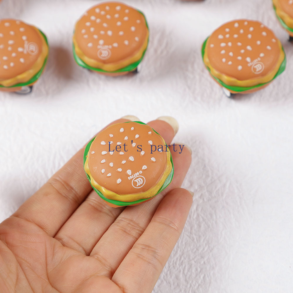 15Pcs Mini Cute 3D Burger Pull - Baby Food Flavors recension och pris