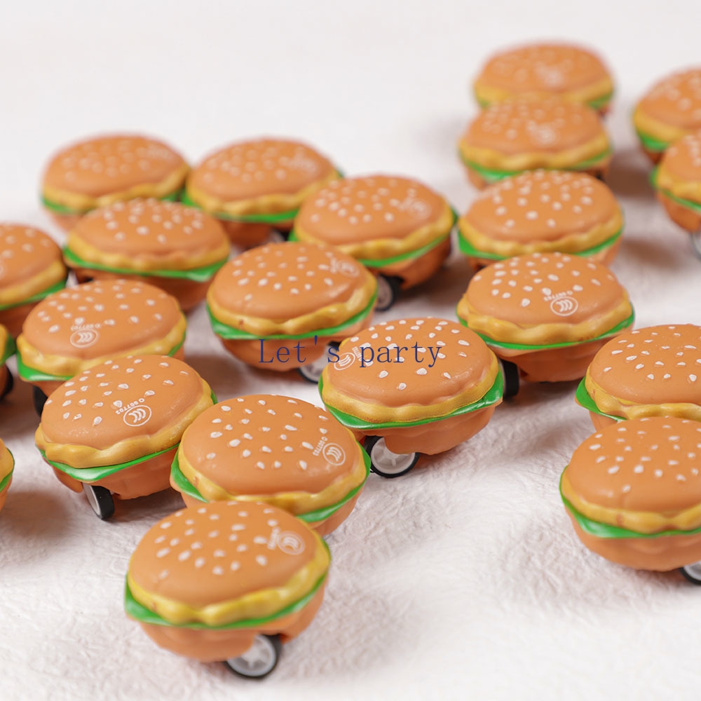 15Pcs Mini Cute 3D Burger Pull - Baby Food Flavors recension och pris