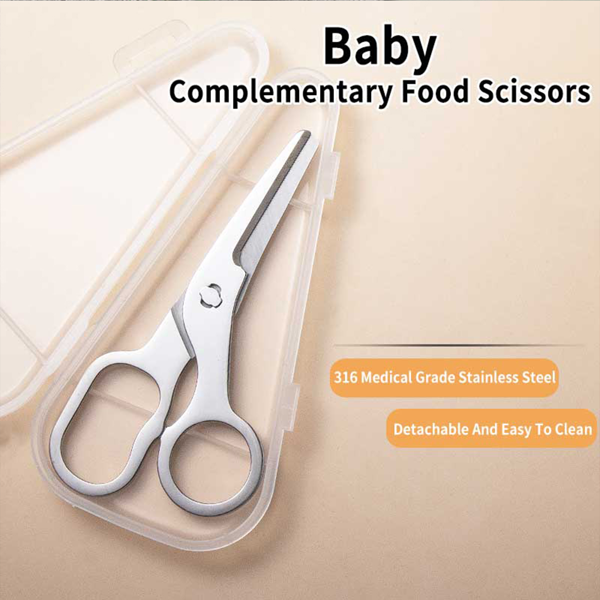 Multi Functional Food Scissors - Baby Food Scissors recension och pris