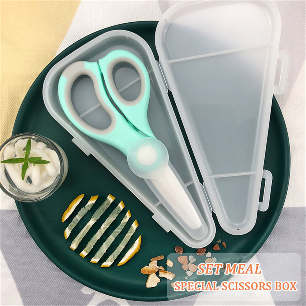 Portable Ceramic Scissors Baby - Baby Food Scissors recension och pris