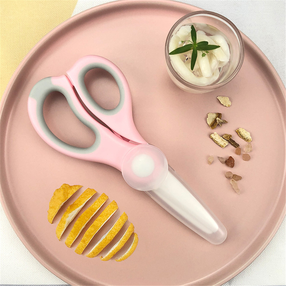 Portable Ceramic Scissors Baby - Baby Food Scissors recension och pris
