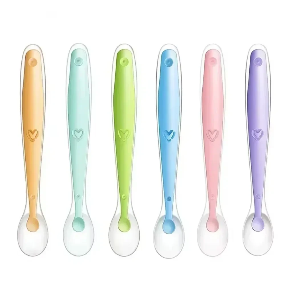 2/1pcs Silicone Spoon for Baby - Baby Food Lunch recension och pris