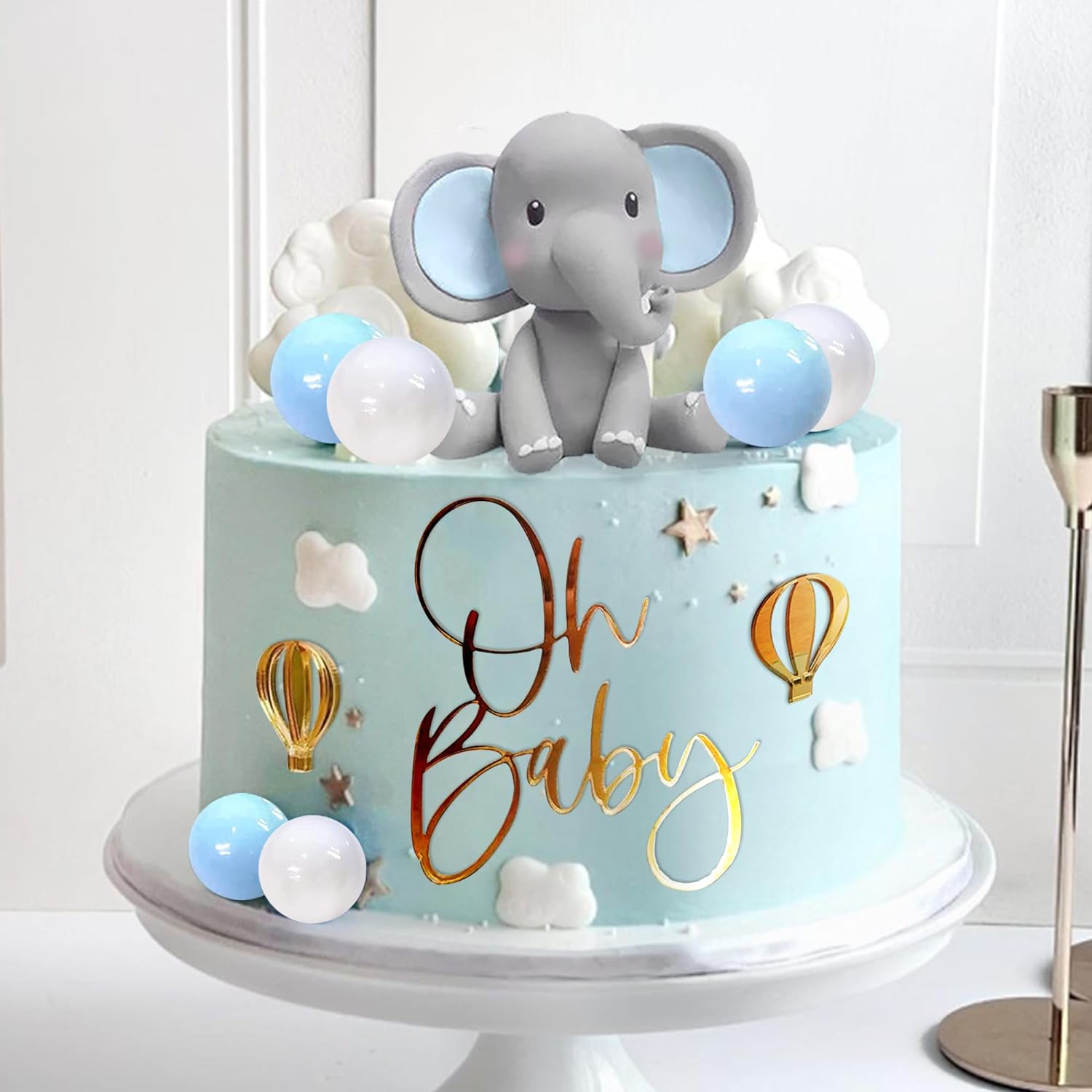 Elephant Cake Decoration Baby  - Baby Food For 1 Year Old recension och pris