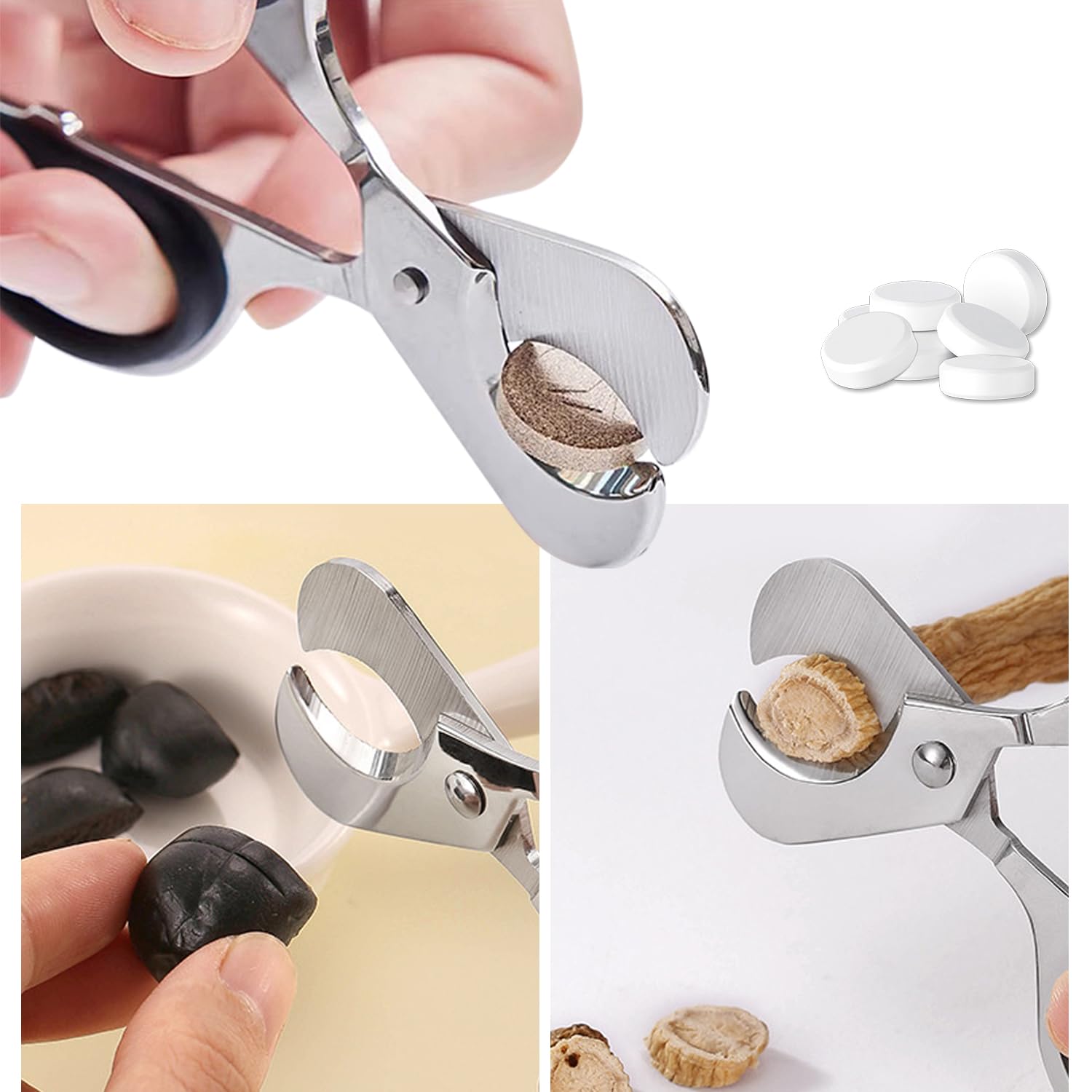 Pill Crusher with Pill Cutter  - Baby Food Scissors recension och pris