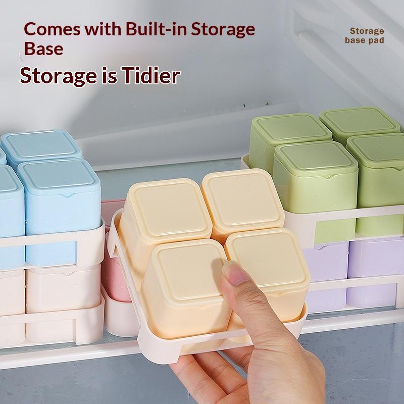 4 Grids Baby Food Storage Cont - Baby Food Homemade recension och pris