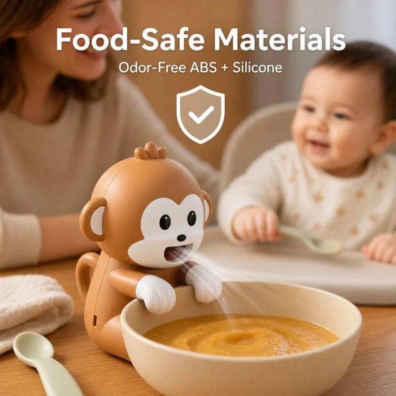 Portable Monkey Shaped Food Co - Baby Food For 1 Year Old recension och pris