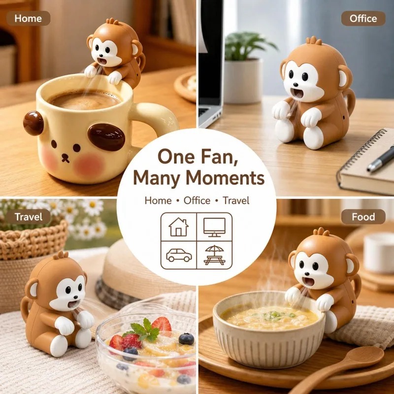 Portable Monkey Shaped Food Co - Baby Food For 1 Year Old recension och pris