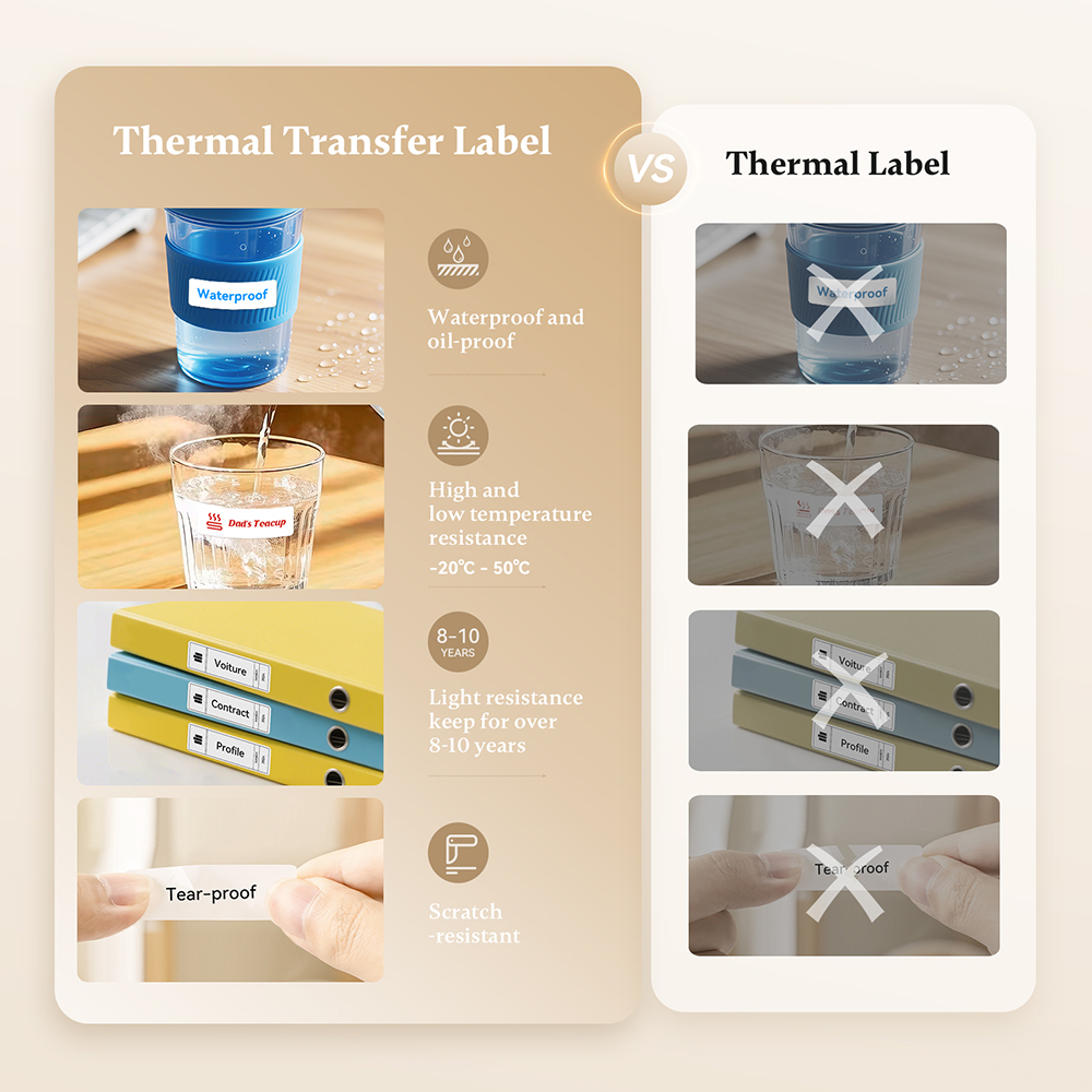 Niimbot N1/M2 Thermal Transfer - Baby Food Label recension och pris