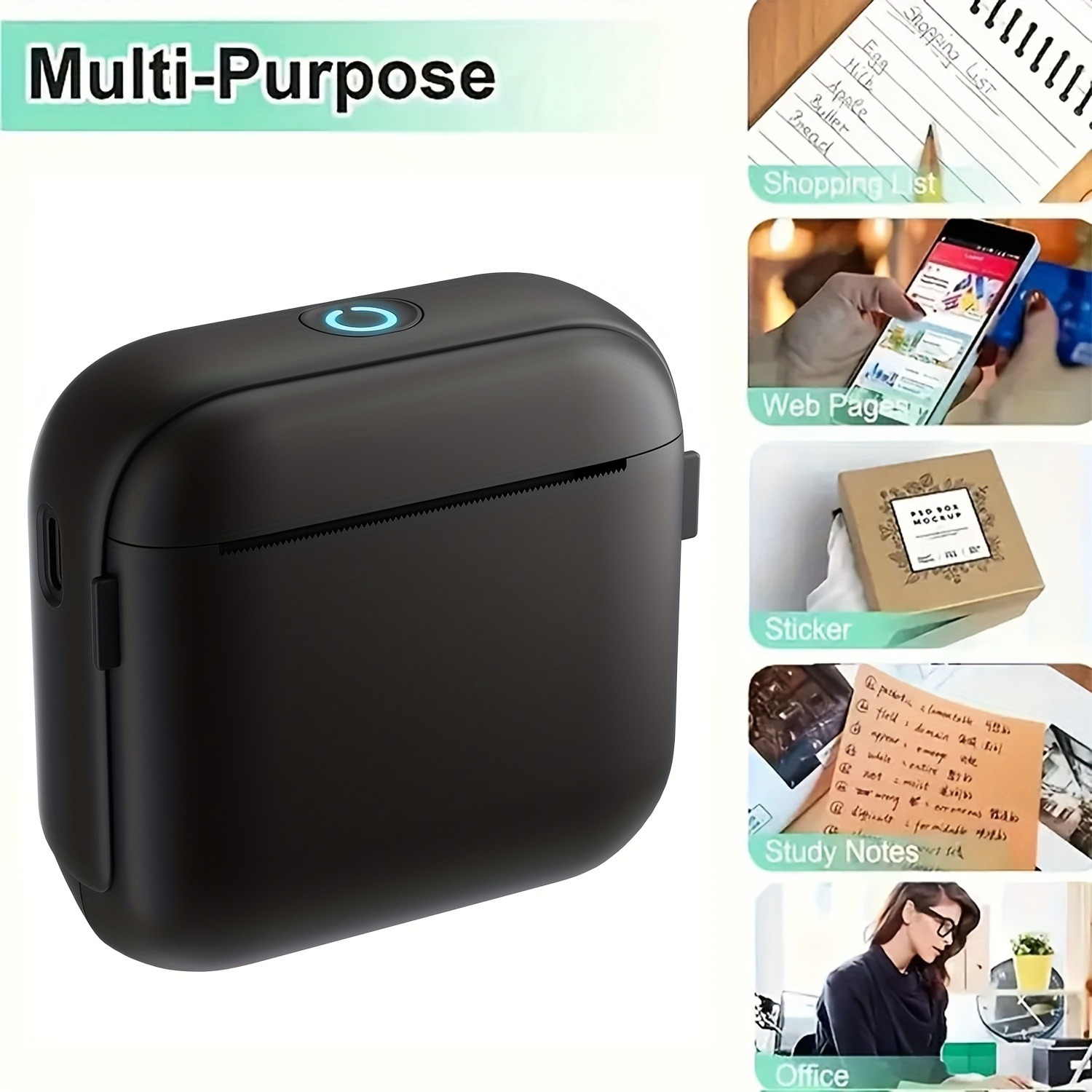 Portable Thermal Printer Insta - Baby Food Label recension och pris