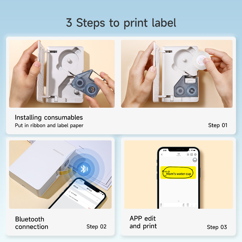 Niimbot N1/B18 Thermal Transfe - Baby Food Label recension och pris