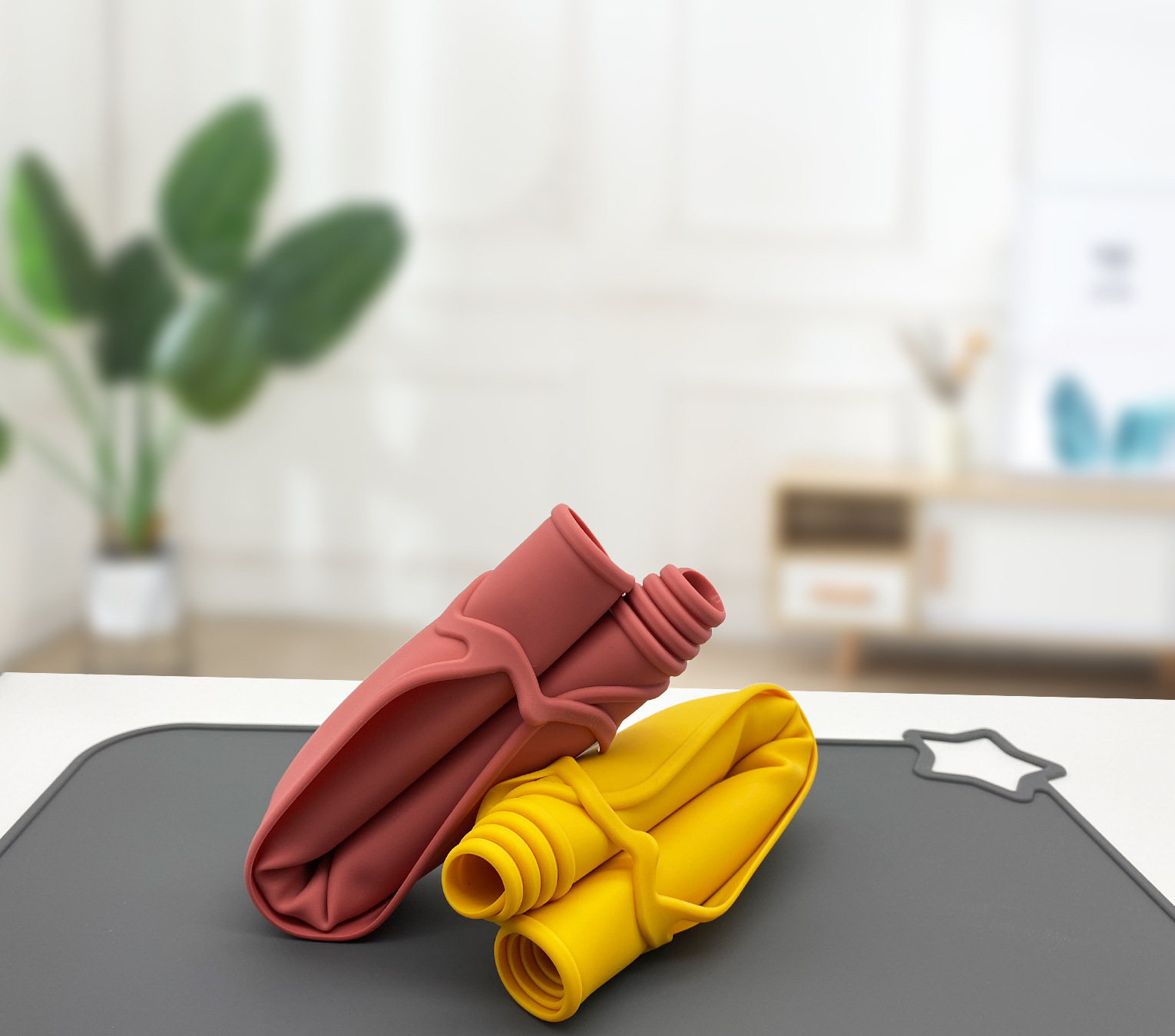 1PCS Simple Silicone Placemat  - Baby Food In Restaurant recension och pris
