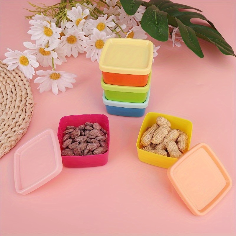 5pcs Rainbow Color Candy Nut S - Snack Container Travel recension och pris