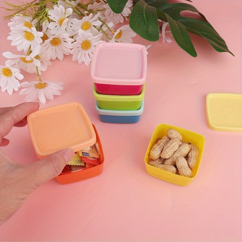 5pcs Rainbow Color Candy Nut S - Snack Container Travel recension och pris