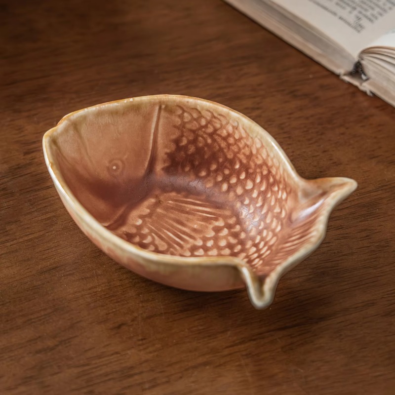 Creative Fish Shape Ceramic Bo - Baby Food In Restaurant recension och pris