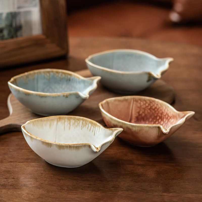 Creative Fish Shape Ceramic Bo - Baby Food In Restaurant recension och pris