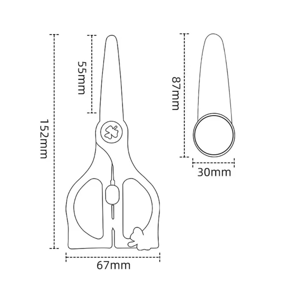 Baby Ceramic Food Shears Veget - Baby Food Scissors recension och pris