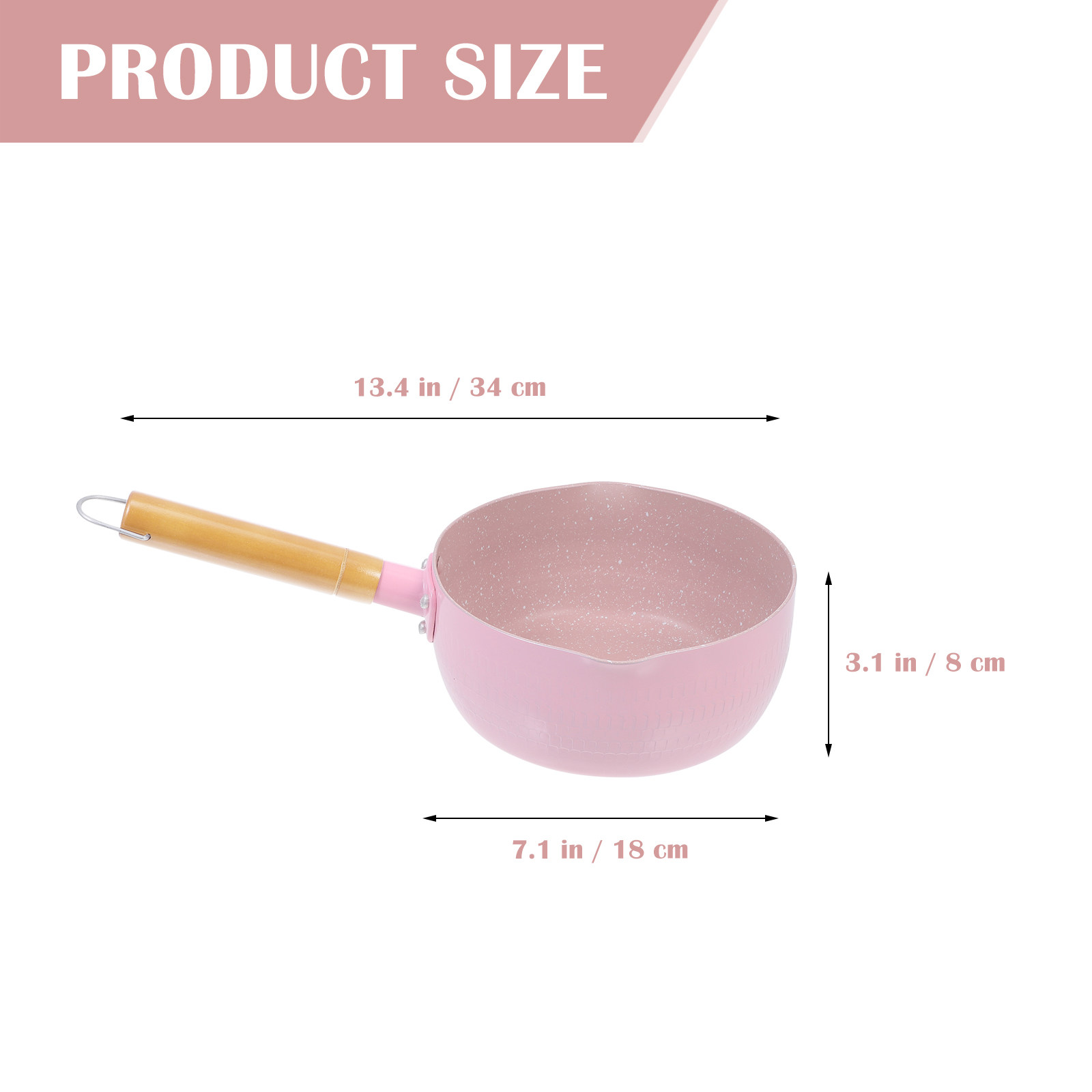 Wooden Handle Aluminium Milk P - Baby Food In Restaurant recension och pris
