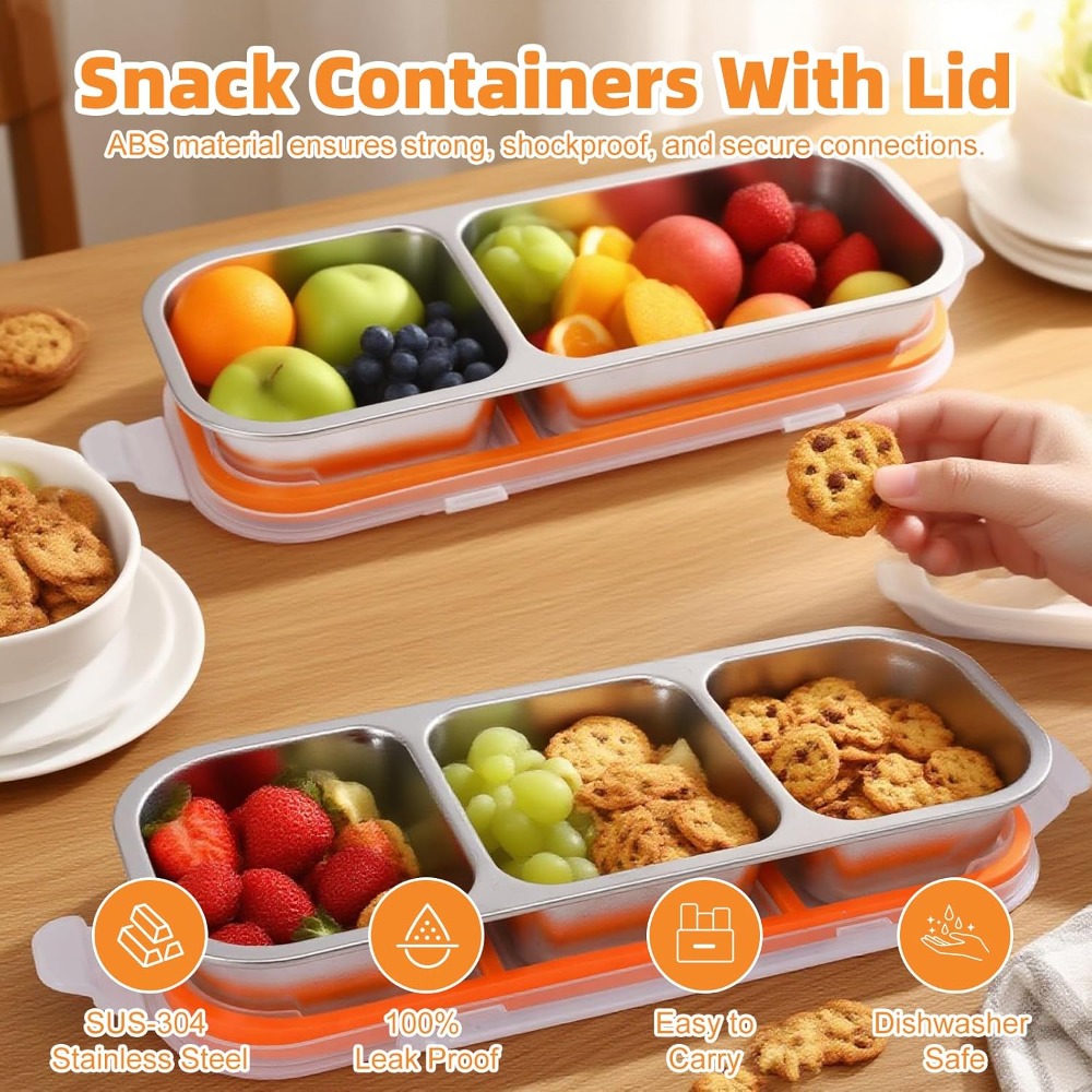 Stainless Steel Snack Containe - Snack Container Travel recension och pris
