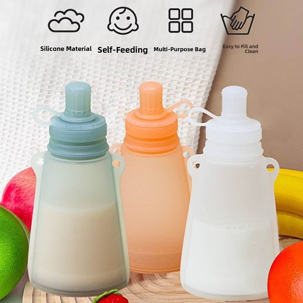BPA Free Silicone Baby Food Po - Baby Food Reusable Pouches recension och pris