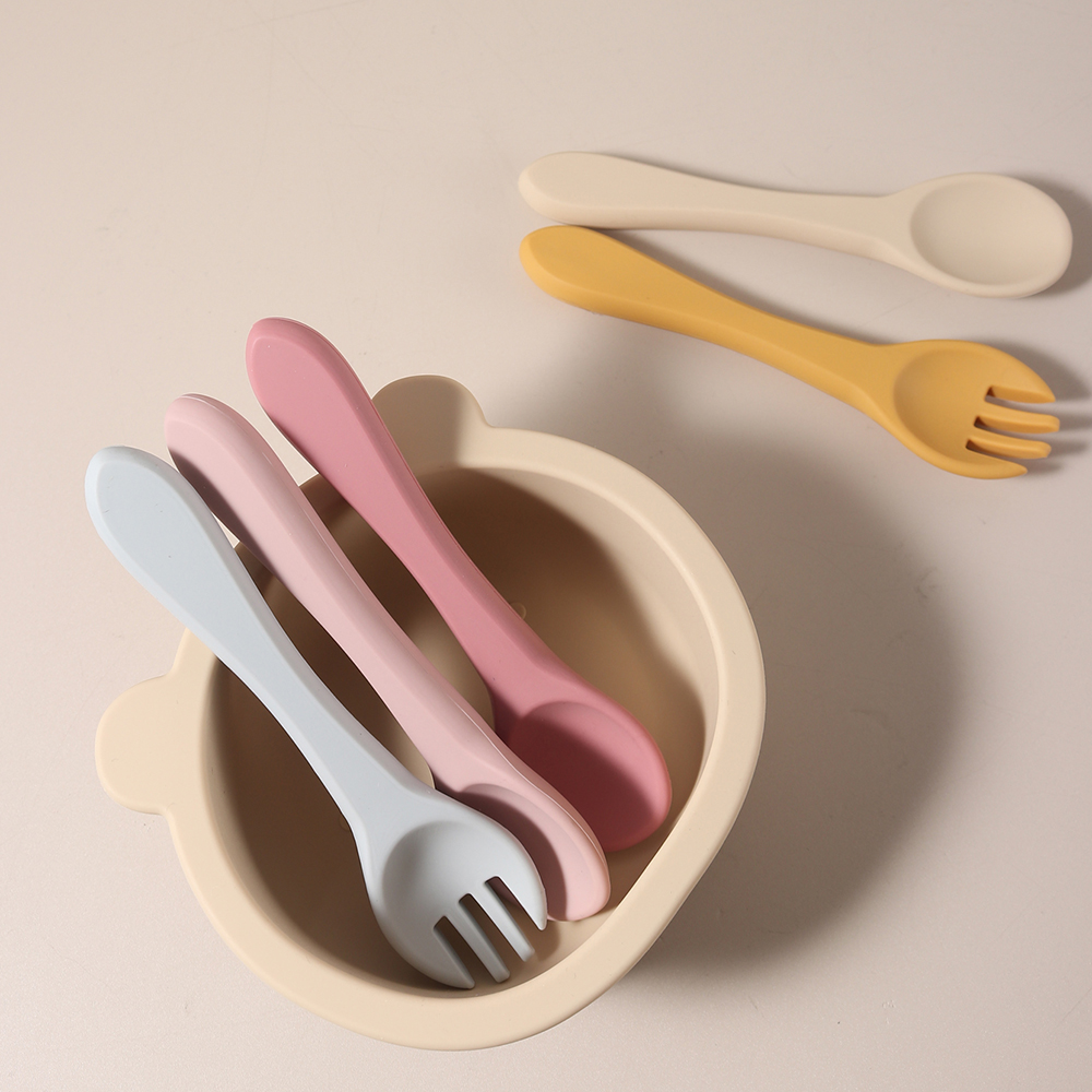Custom Name 1 Pair Silicone Sp - Baby Food Lunch recension och pris