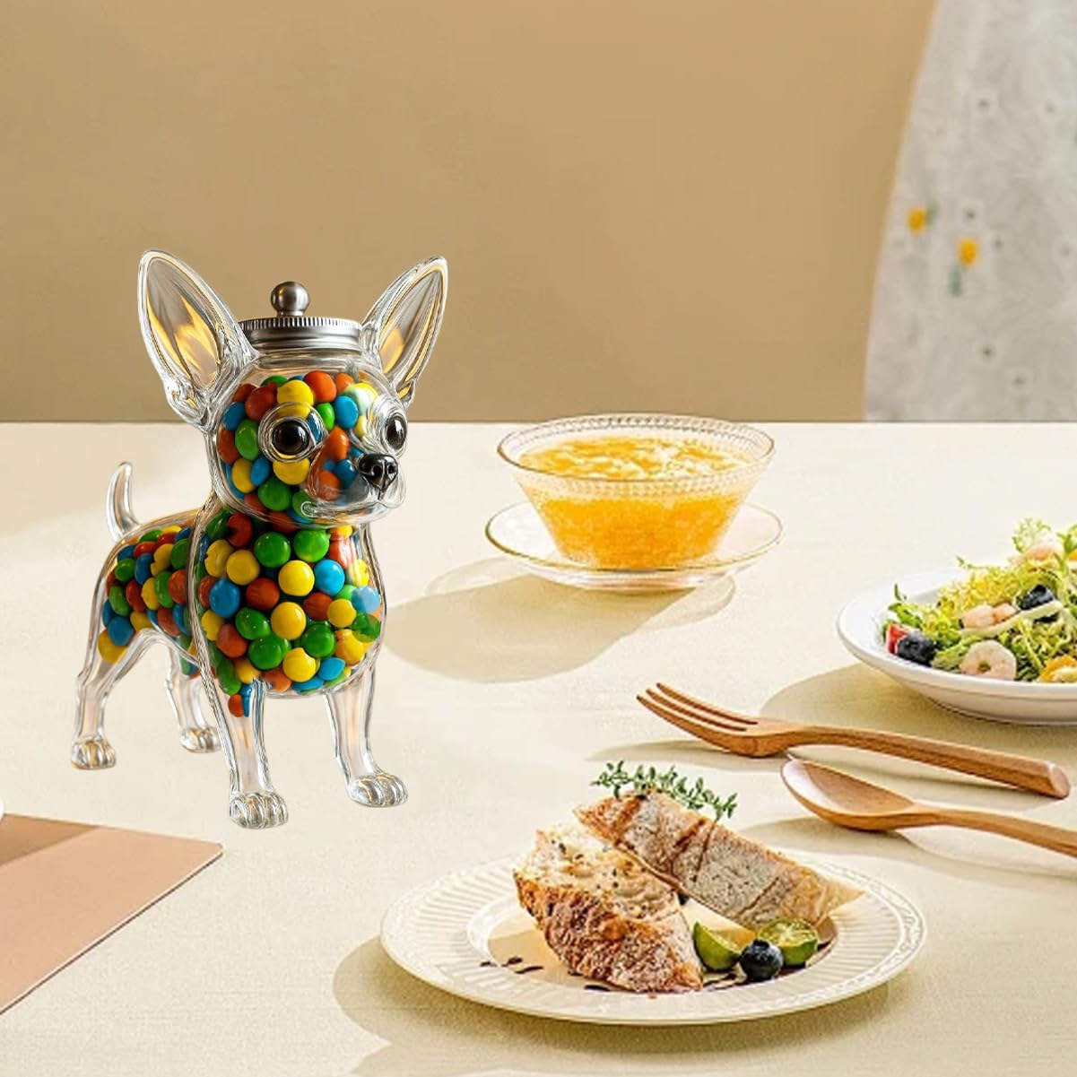 Chihuahua Shaped Container Fre - Snack Container Travel recension och pris