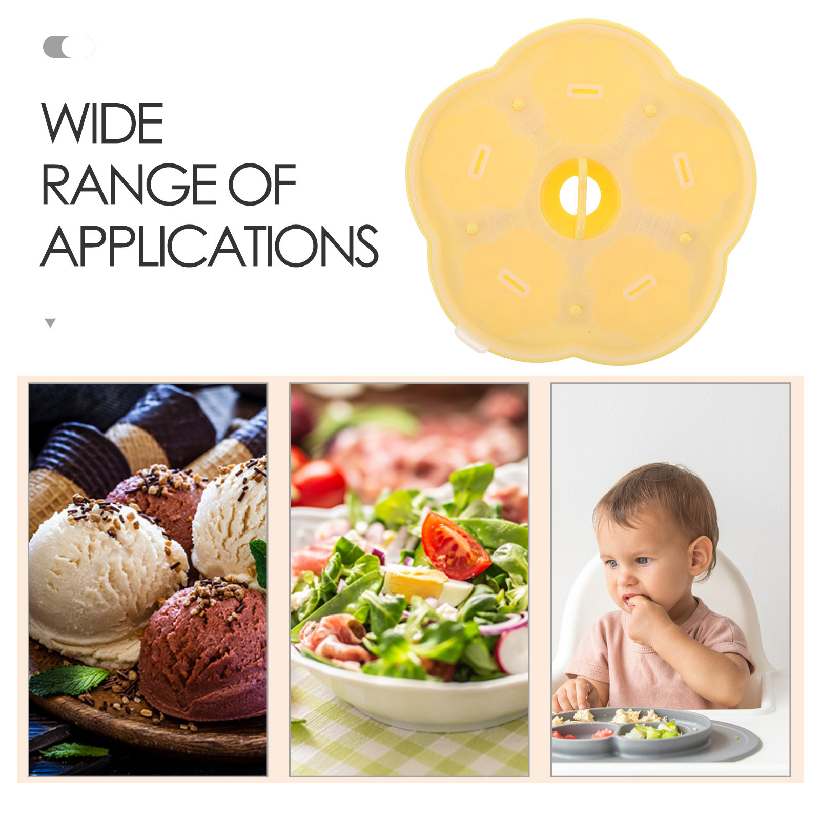 Baby Food Silicone Jelly Molds - Baby Food Yellow recension och pris