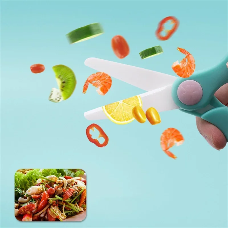 Ceramic Blade Kitchen Food Sci - Baby Food Scissors recension och pris