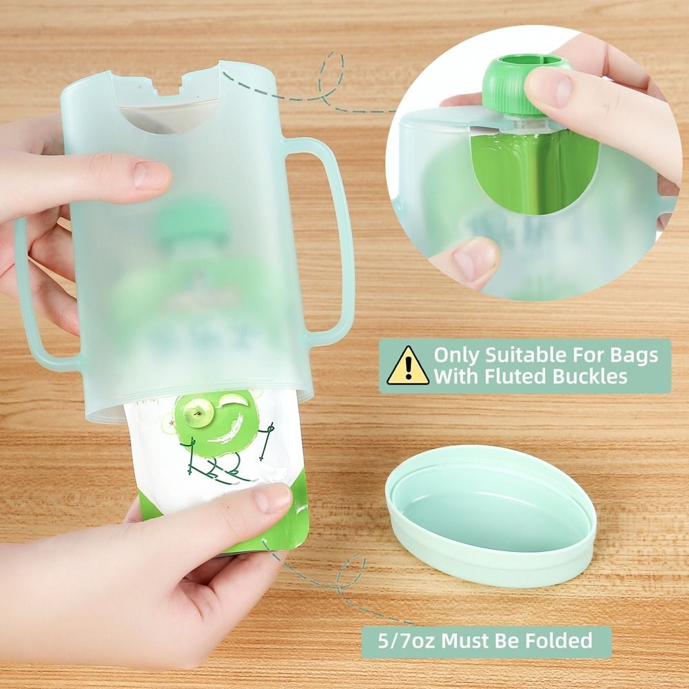 Plastic Squeeze Pouch Holder C - Baby Food Reusable Pouches recension och pris