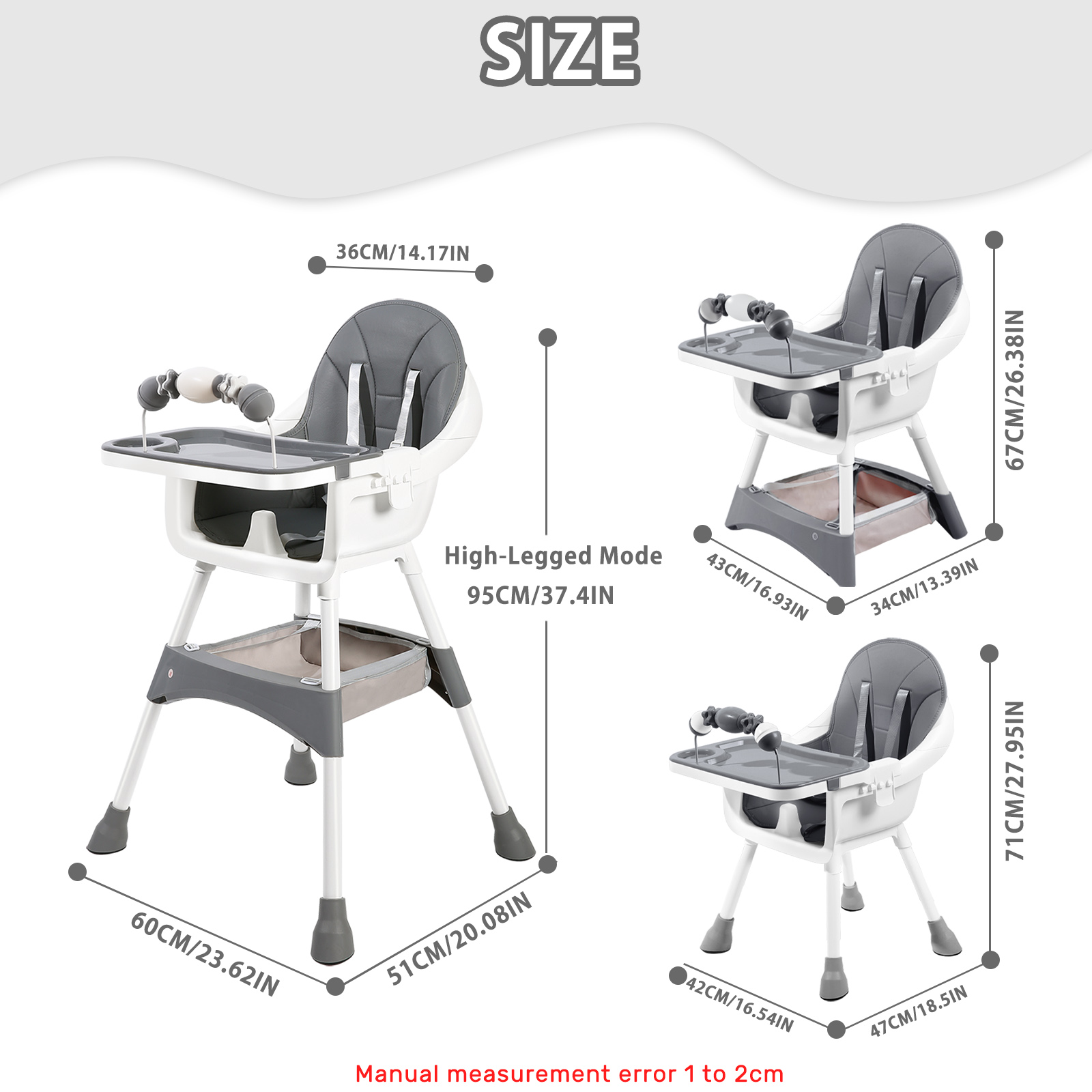 Baby High Chair, Portable Baby - Baby Food Eating Chair recension och pris