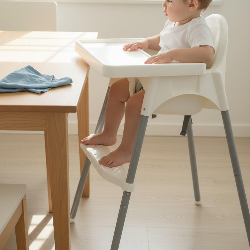Adjustable High Chair Foot Res - Baby Food Eating Chair recension och pris