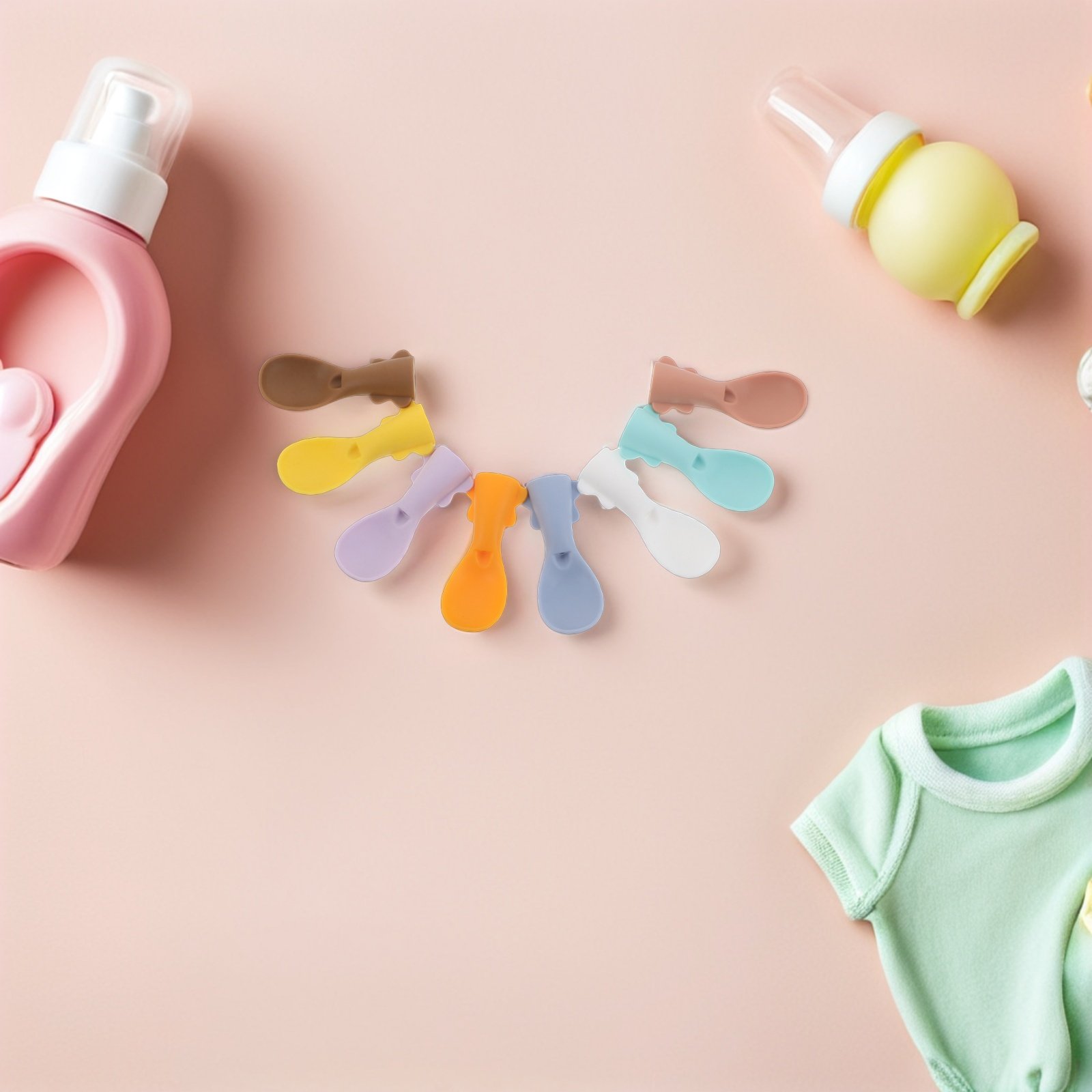 8Pcs Baby Food Pouch Spoon Att - Baby Food Reusable Pouches recension och pris