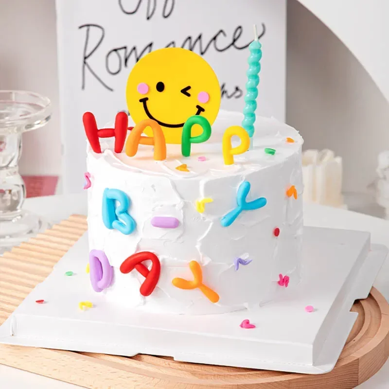 1 Set Happy Birthday Cake Topp - Baby Food Flavors recension och pris